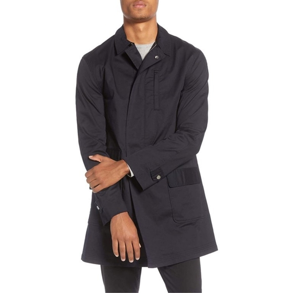 BLDWN Decker Regular Fit Water Repellent Jacket Very Dark Navy - Picture 4 of 14